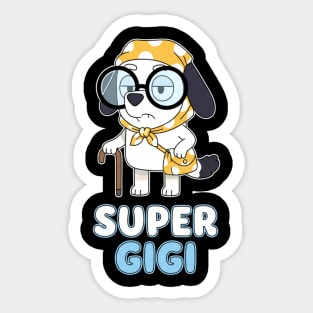 Bluey Grannies - Super Gigi Sticker